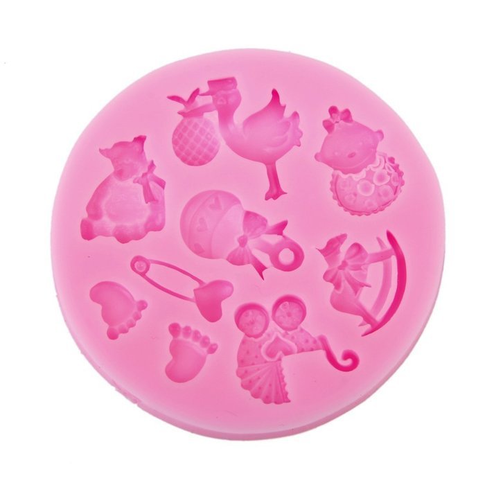 4 Strings Of Pearl Fondant Sugar Paste Bead Mold Clay Chocolate Mould Cake Decorating Tools Yihuily N53