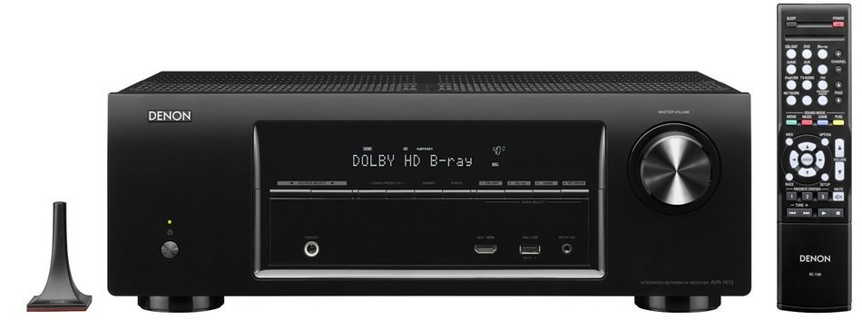 Denon AVR-1613 5.1 Channel 3D Home Theater AV Receiver with Networking and Airplay (Discontinued by Manufacturer) N7