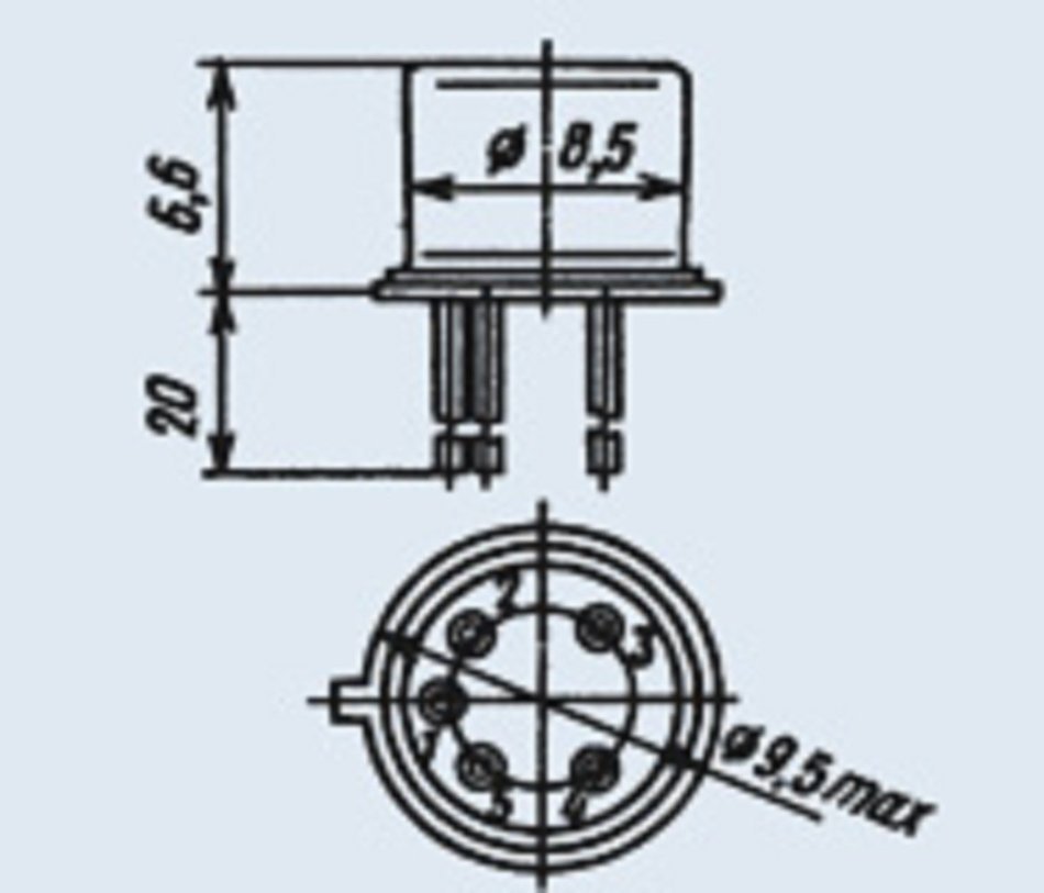 Optocouplers 3OT123A USSR 1 pcs N2
