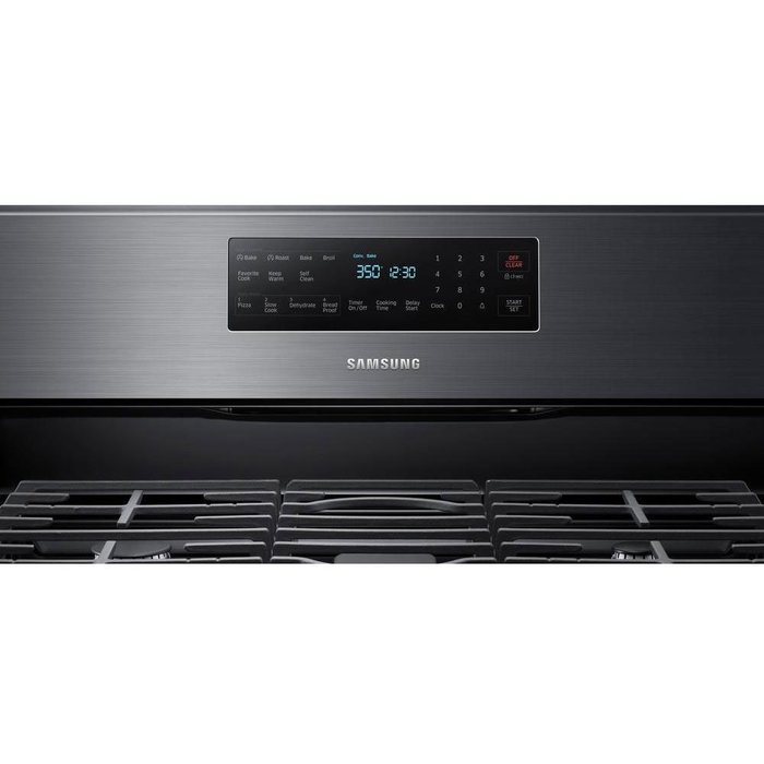 Samsung Appliance NX58J5600SG 30" Freestanding Gas Range with 5.8 cu. ft. Convection Oven in Stainless Steel N2
