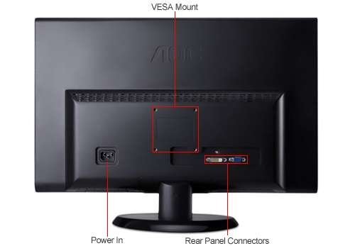 AOC 24" Class 1920x1080 Widescreen LED Monitor N4
