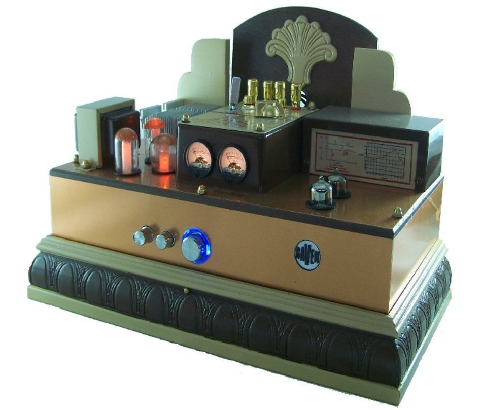The Time Traveler's Amp Victorian Model Bluetooth Vacuum Tube Hybrid Stereo Amplifier N2