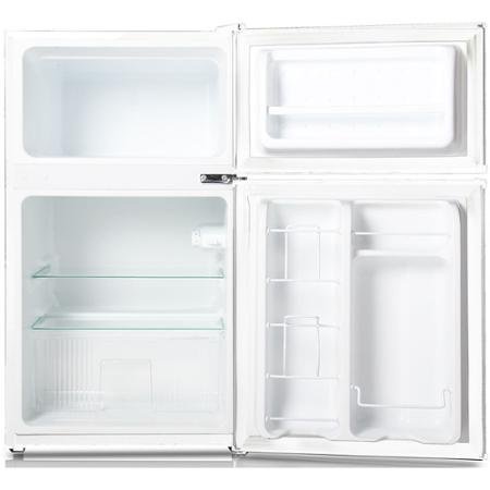 Keystone Energy Star 3.1 Cu. Ft. Compact 2-Door Refrigerator/Freezer, White, KSTRC312CW