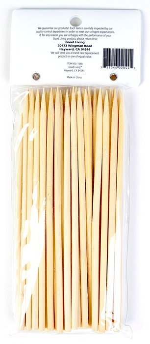 Culinary Elements High-Quality Bamboo Candy and Caramel Apple Sticks for 50 Individual Servings, 1-pack N3
