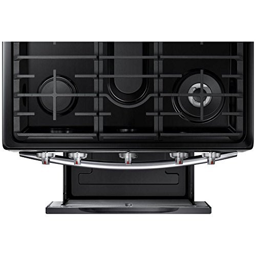 Samsung Appliance NX58J7750SG 30" True Convection Gas Range with 5.8 Cu. Ft. Oven Capacity in Black Stainless N3