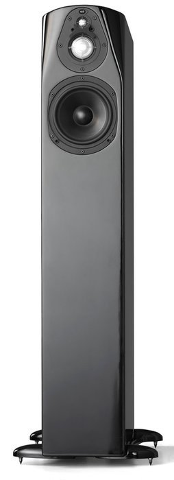 NHT Classic Four Floor Standing Tower Speaker-Left (Piano-Gloss Black, Single) N7