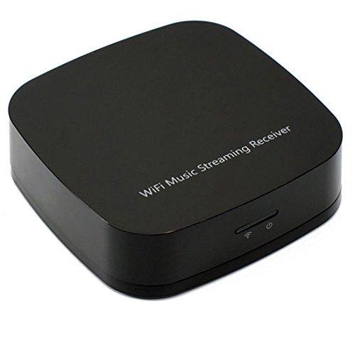 Generic Airmusic Airplay Wifi Dlna Qplay Speaker Audio Adapter Receiver IOS Android Black N5