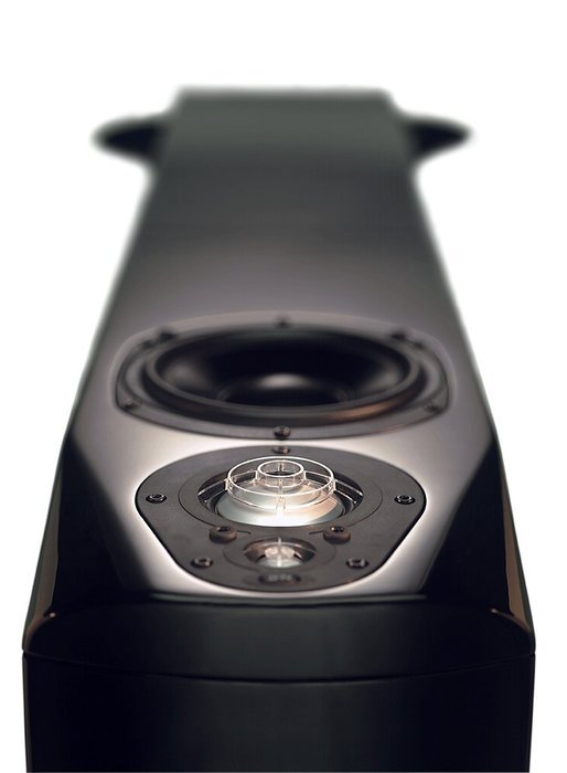 NHT Classic Four Floor Standing Tower Speaker-Left (Piano-Gloss Black, Single) N11