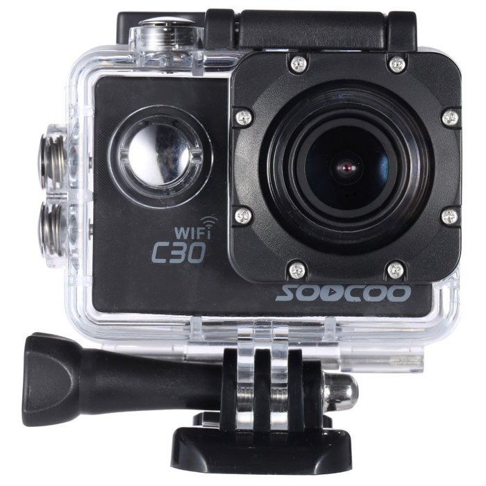 Andoer 2" Sports Action Camera 4K 24fps 1080P 60fps 5X Zoom 20MP Full HD 170&deg; Wide-angle Lens Built-in Gyro Anti-Shake... N10
