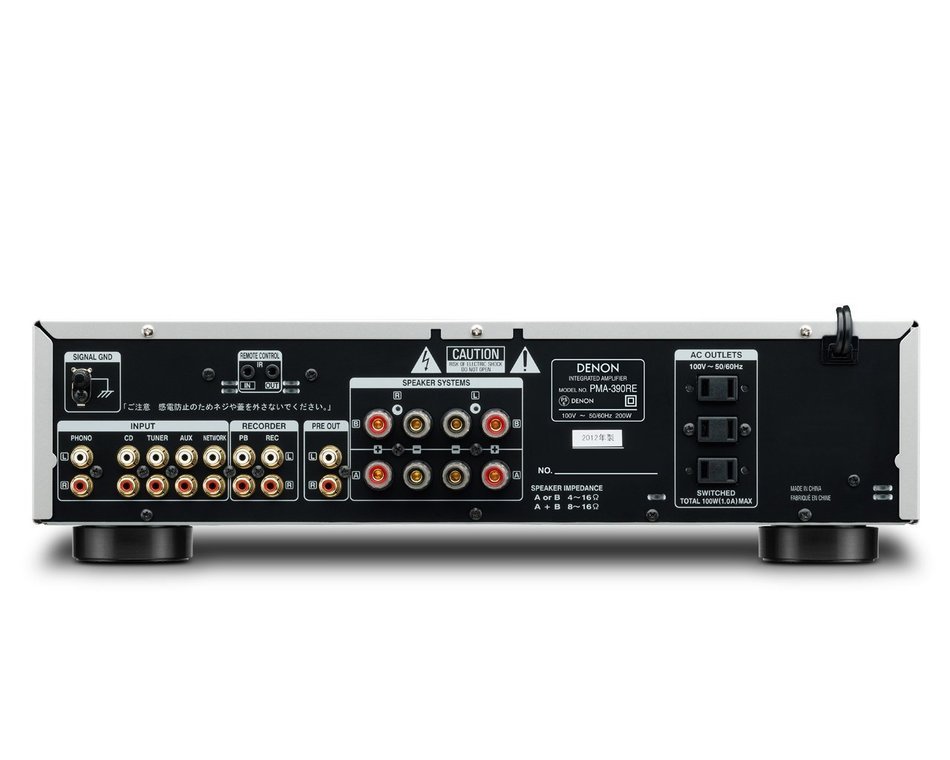 DENON PMA-390REK Amplifier Black [Japan Import] N4