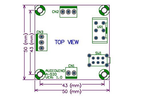 Electronics-Salon 2-Chl 0.7 Watt Audio Amplifier Module, Based on NJM2073 N5