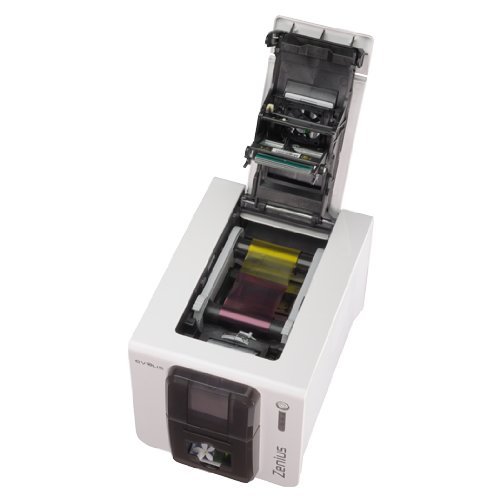 Evolis Zenius Single-Side ID Card Printer - Grey Brown - ZN1U0000TS N2