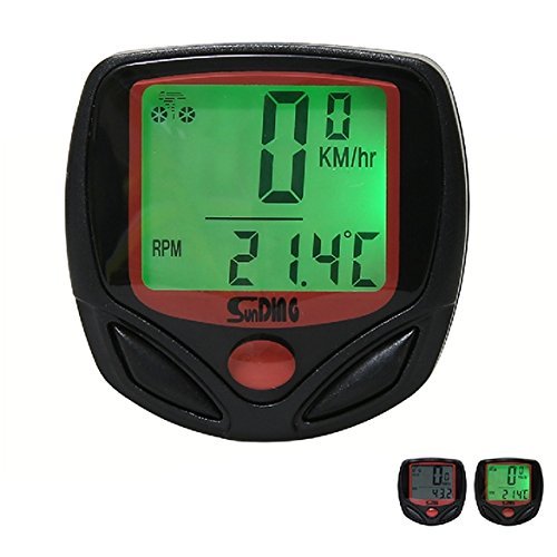Happylife12 Backlight LCD Bicycle Computer N5