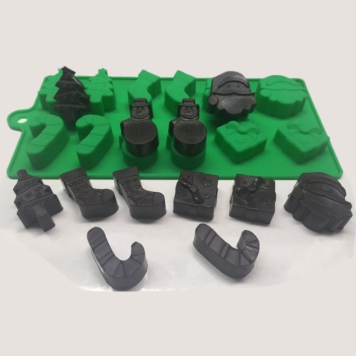 Crazy Egg Reusable Silicone Mold for Cake, Chocolate, Jelly, Candy and Ice cubes (1, Green) N4