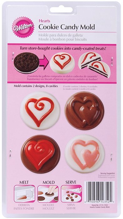 Wilton 2115-1801 Valentine Pucker Up Lollipop Mold N9