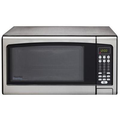Easy-to-Use Stainless Steel Countertop Microwave, With Graphic Display 1.1 cu.ft. N2