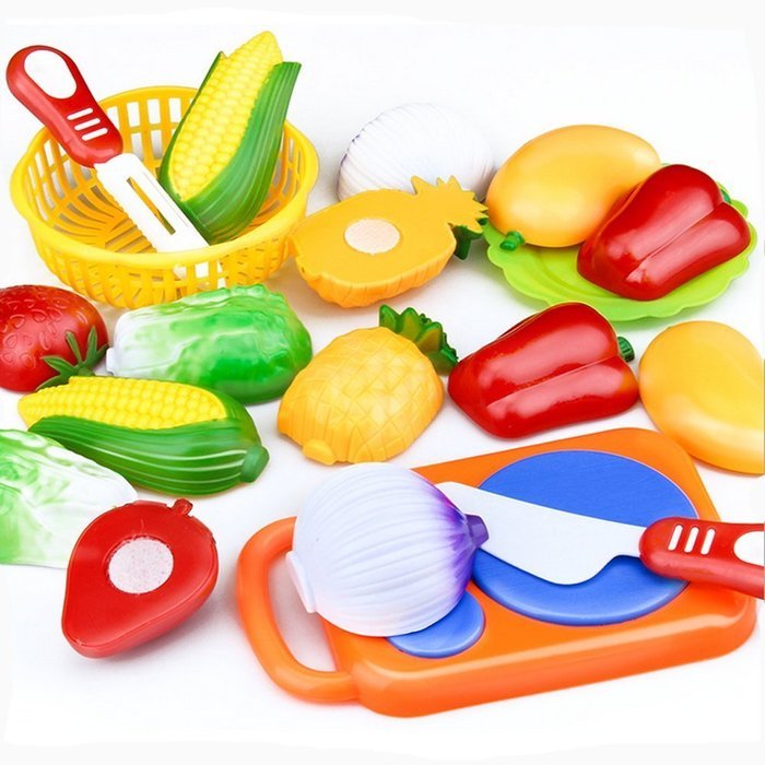 Kid Educational Toy,BeautyVan 12PC Cutting Fruit Vegetable Pretend Play Children Kid Educational Toy N4