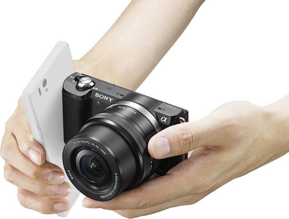 Sony a5000L Digital Camera with SEL-1650 Zoom Lens - Black (20.1MP) 3 inch LCD N21