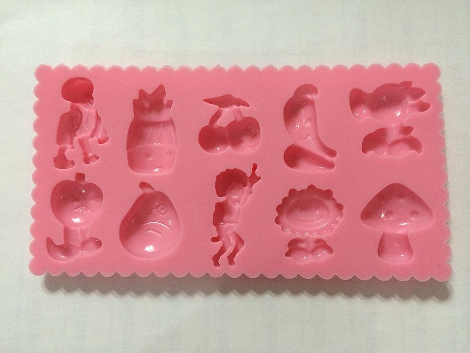 Yunko Cartoon Plants Vs Zombies Shape Silicone Mold Non Stick Cake Chocolate Jelly Candy Baking Mould N2