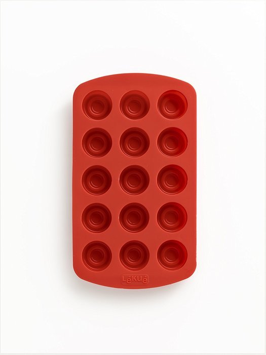Lekue Silicone Chocolate Mold, Model # 0217115R01M017, Cube, Red N4