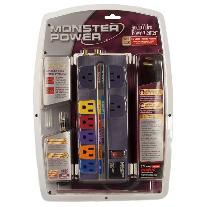 Monster Cable MP AV 800 PowerCenter with Surge Protection N10