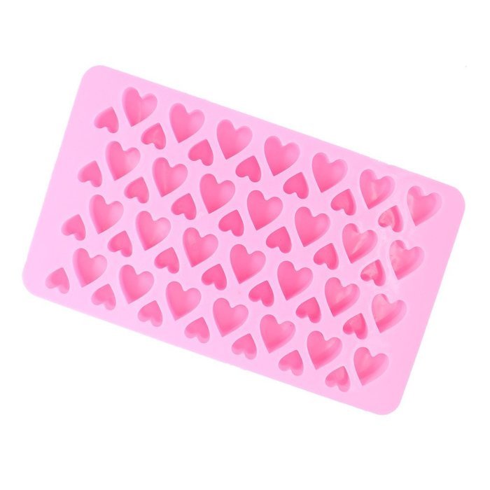 Bestjybt&reg; Silicone Mini Heart Shape Silicone Ice Cube Candy Mold Chocolate Mold