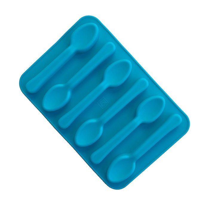 Always Your Chef 6-Cavity Reusable Silicone Small Spoons Chocolate Candy Molds Jello Molds Birthday Party Chocolate...