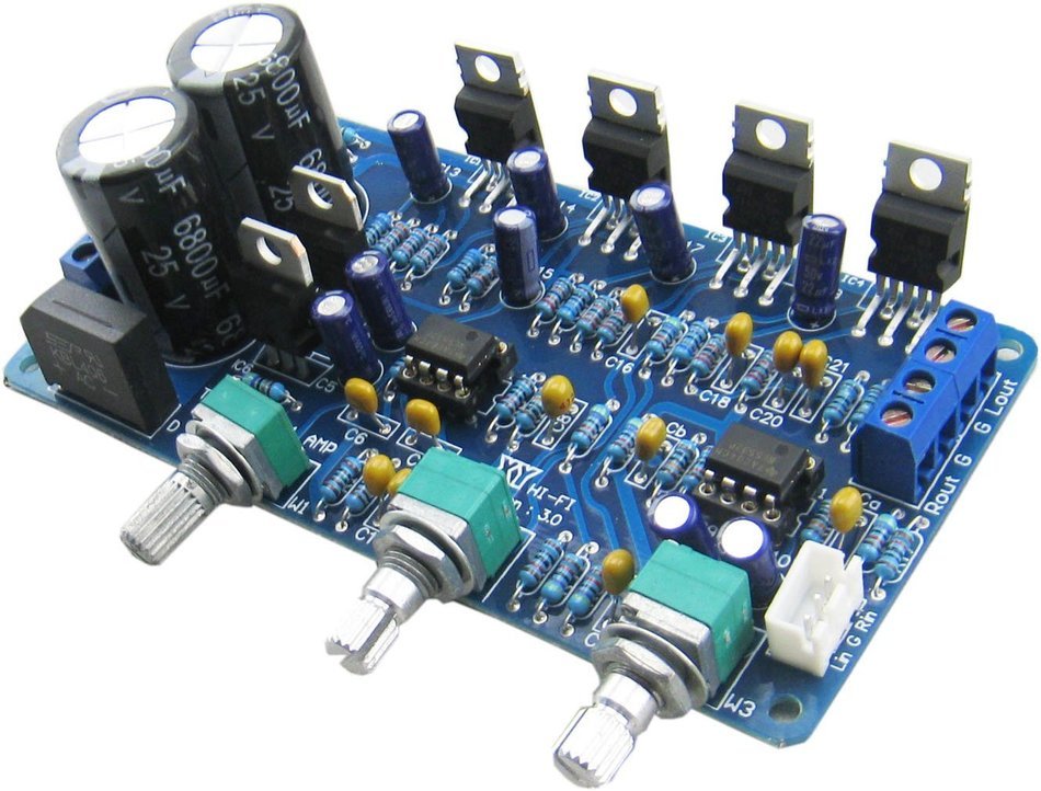 Yeeco Dual AC/DC 12V Super bass TDA2030A 2.1 digital amplifier board DIY power Audio Stereo amp N5