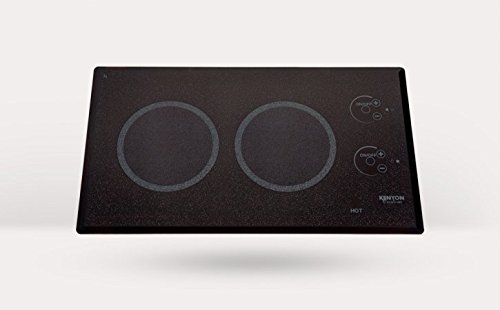 Kenyon B41579L Lite-Touch Q 2-burner Trimline Cooktop Landsacpe, black with touch control - two 6 . 5 inch 208V UL