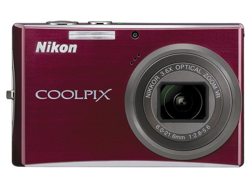 Nikon Coolpix S710 14.5MP Digital Camera with 3.6x Wide Angle Optical Vibration Reduction (VR) Zoom (Deep Red)... N2