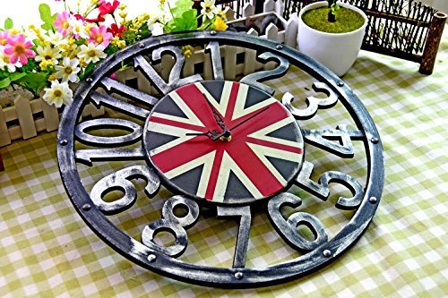 Creative Arts Muted Fashion Simple Livingroom Wooden Wall Clock Personalized Home Decoration N4