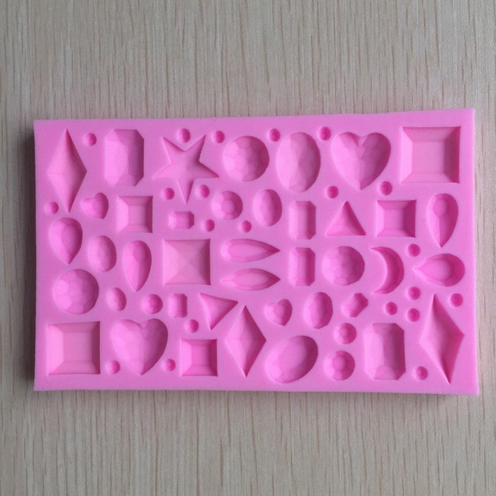 Anyana Jewel Gemstone Mat Silicone Fondant Mold Cake Decorating Pastry Gum Pastry Tool Kitchen Tool Sugar Paste... N4