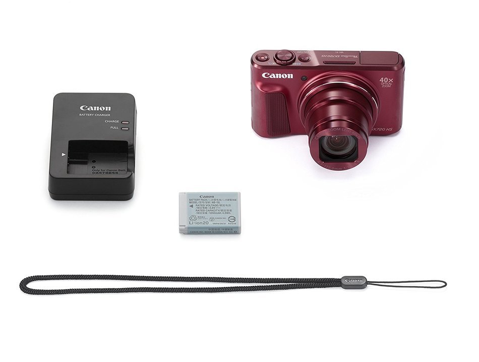 Canon digital camera PowerShot SX720 HS optical 40x zoom PSSX720HSRE (Red) [International Version, No Warranty] N3