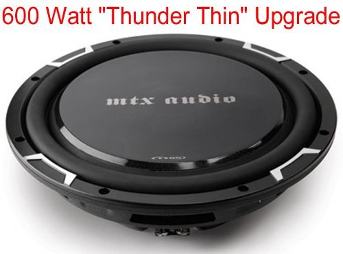 LOADED MTX ThunderForm 2000-2007 for F-250 SuperCrew Cab w Upgraded 600 Watt 10" Sub. Custom Subwoofer Box CHARCOAL N3