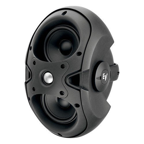 Electrovoice EVID 3.2t Mount Speaker Dual 3.5 In LF Drivers In Ti Direct Radiator Black 1 pr.