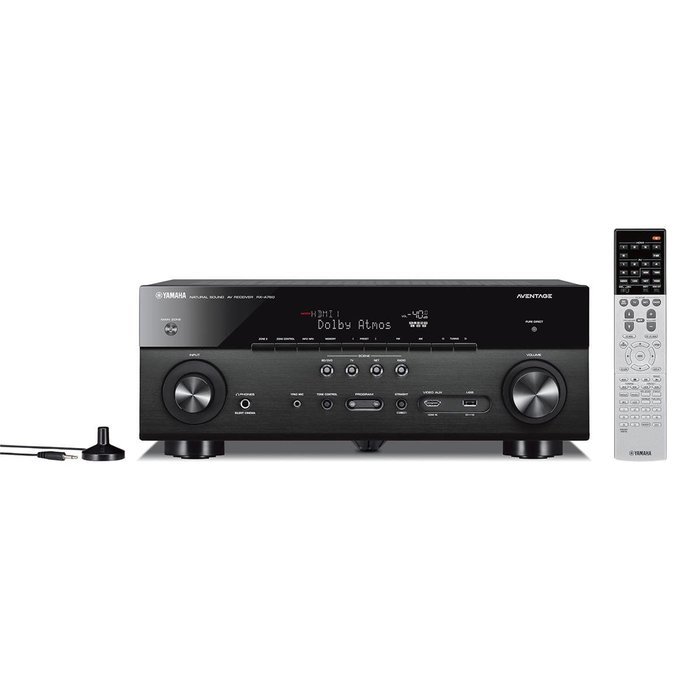 Yamaha RX-A760 AVENTAGE 7.2 Channel Network AV Receiver with WX-030 MusicCast Wireless Speaker (Black) N4