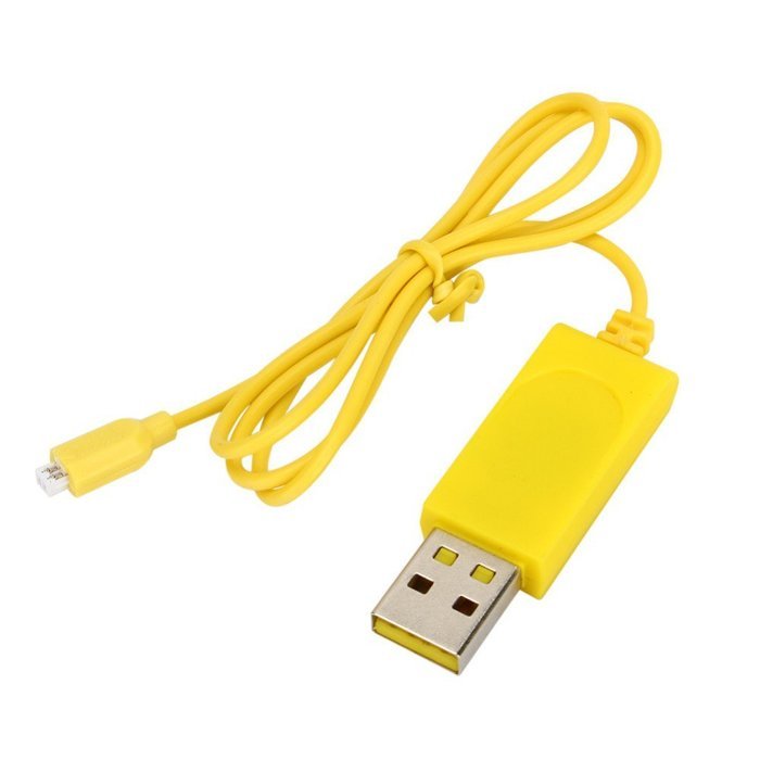 Obula(TM) Hot Sale USB RC Helicopter Charger Cable For Syma S107 Yellow Charge Wire For Airplane Spare Parts Accessories... N4