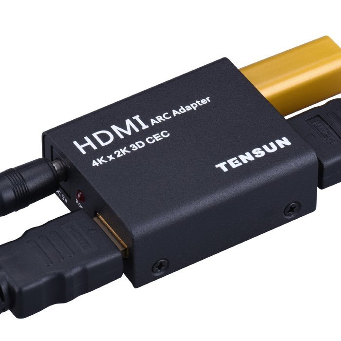 Tensun HDMI to HDMI ARC Adapter with Optical TOSLINK SPDIF Audio Output, HDMI Audio Extractor Converter Support... N8