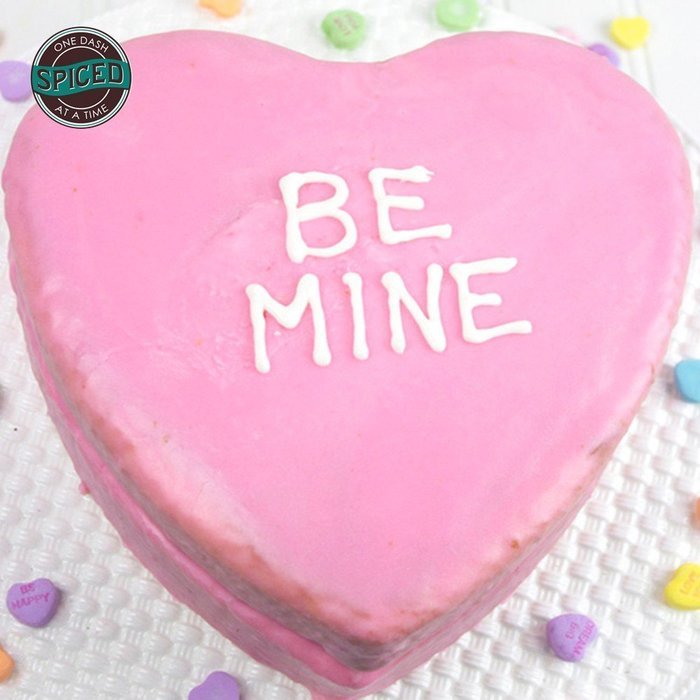 Fat Daddio's Anodized Aluminum Heart Cake Pan, 8 Inch by 3 Inch N2