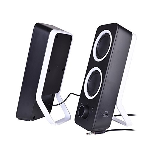 Logitech Z200 2 Channel Multimedia 2-Piece Audio Speaker System - Black (Certified Refurbished) N2