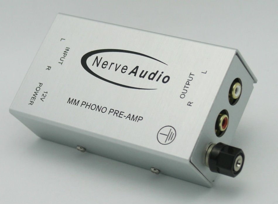 Nerve Audio PH 1.1 Phono Preamp (Silver) - Audiophile Quality Hi Definition Turntable Preamp
