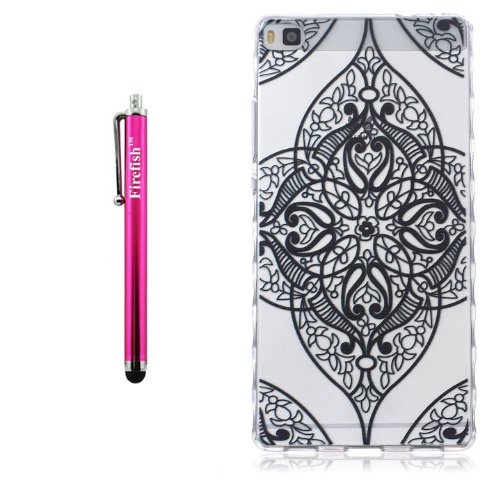 Huawei P8 Lite Case, Firefish Durable Soft TPU Back Case [Soft-Flex] Drop Protection Scratch-Resistant Cover Skin... N67