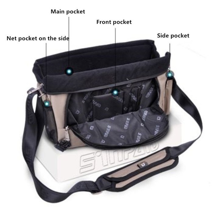 Sheffla DSLR SLR Camera Shoulder Messenger Bag for Nikon Sony Canon Pentax N7
