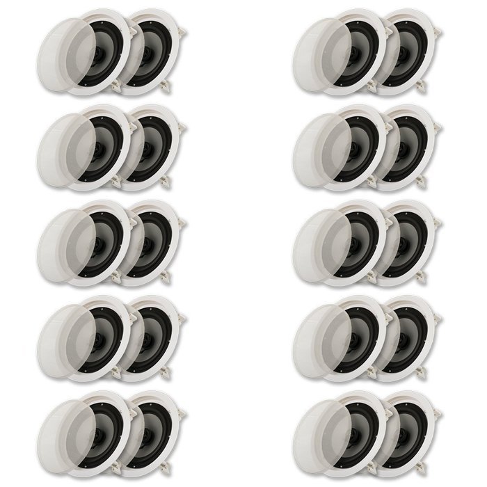 Acoustic Audio CS-IC82 In Ceiling 8" Speaker 10 Pair Pack 6000W CS-IC82-10PR N2