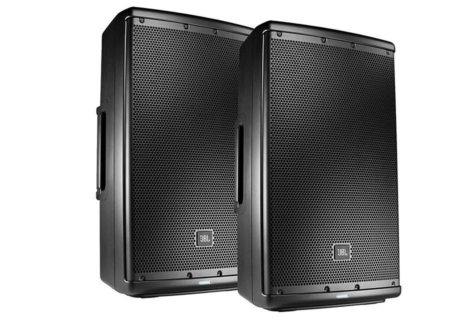 PACKAGE! TWO 2x JBL EON612 12" 2-WAY 1000W ACTIVE MULTIPURPOSE SELF-POWERED SOUND REINFORCEMENT PORTABLE LOUDSPEAKERS... N4