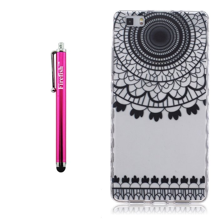 Huawei P8 Lite Case, Firefish Durable Soft TPU Back Case [Soft-Flex] Drop Protection Scratch-Resistant Cover Skin... N83