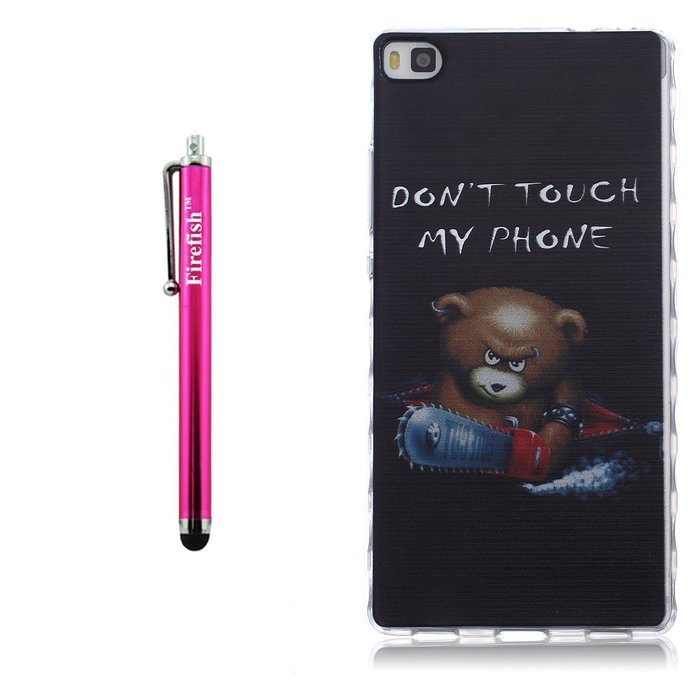 Huawei P8 Lite Case, Firefish Durable Soft TPU Back Case [Soft-Flex] Drop Protection Scratch-Resistant Cover Skin... N84