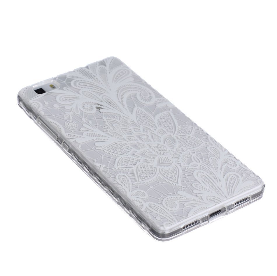 Huawei P8 Lite Case, Firefish Durable Soft TPU Back Case [Soft-Flex] Drop Protection Scratch-Resistant Cover Skin... N87