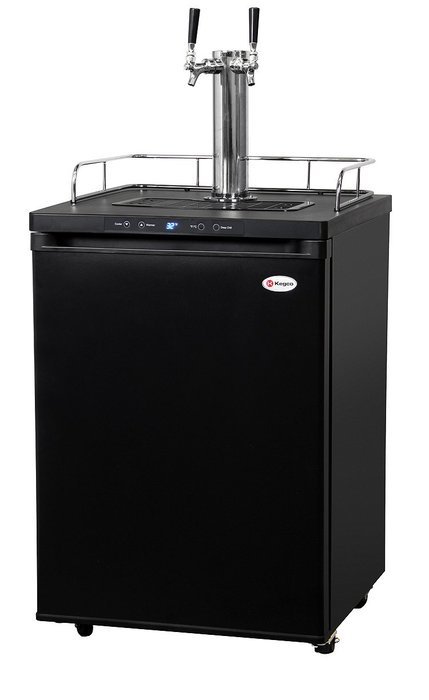Kegco Kegerator Digital Beer Keg Cooler Refrigerator - Dual Faucet - D System N5