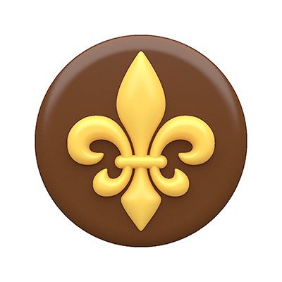 SpinningLeaf Fleur de Lis Sandwich Cookie Mold N3